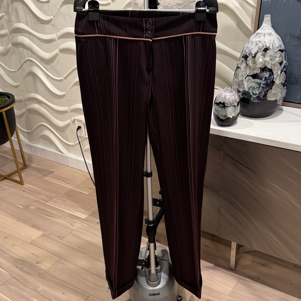 Women's Striped Wide Leg Pants